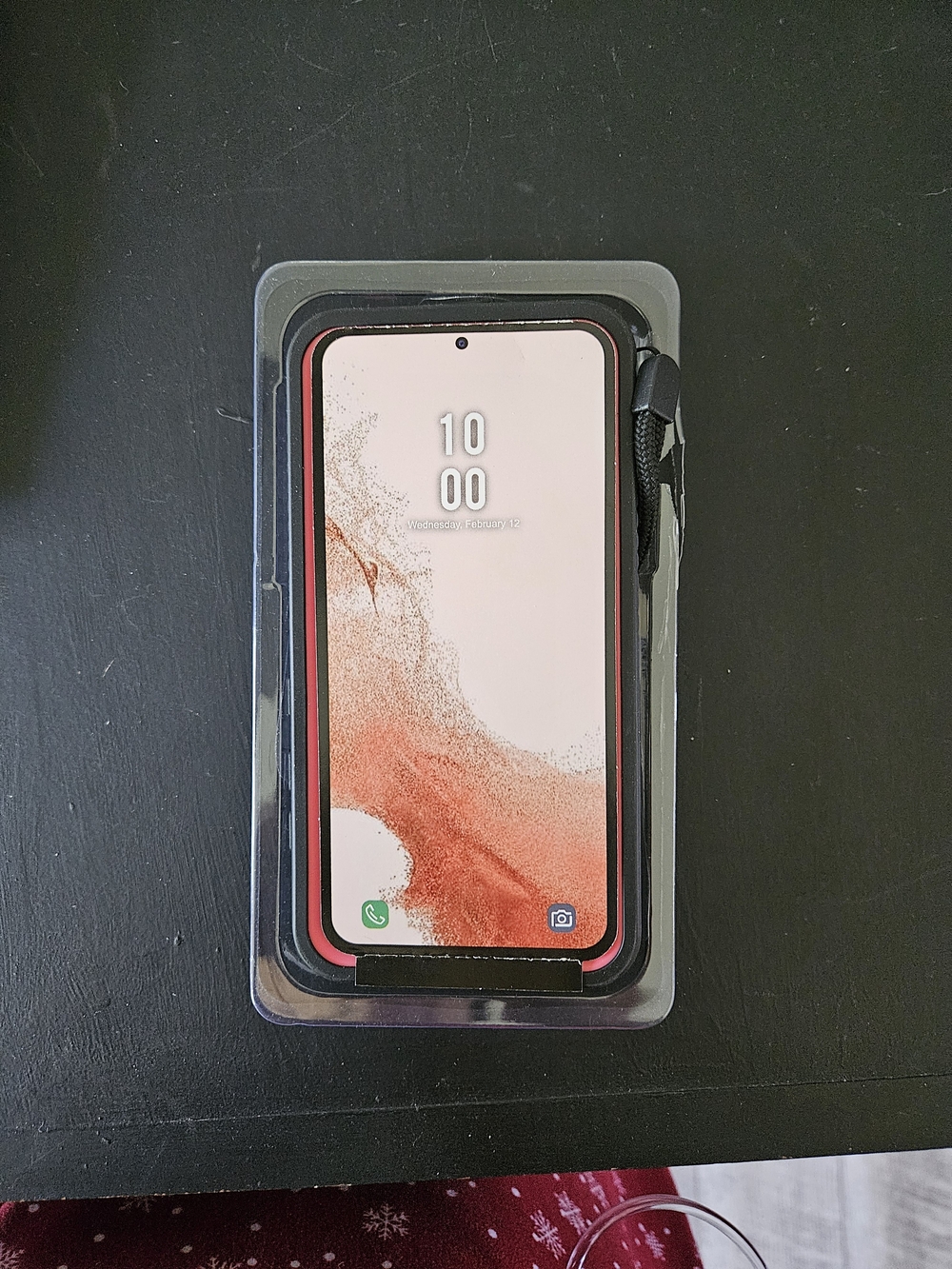 Black and Red Protective Phone Case - Compatible Cell Phone Accessory